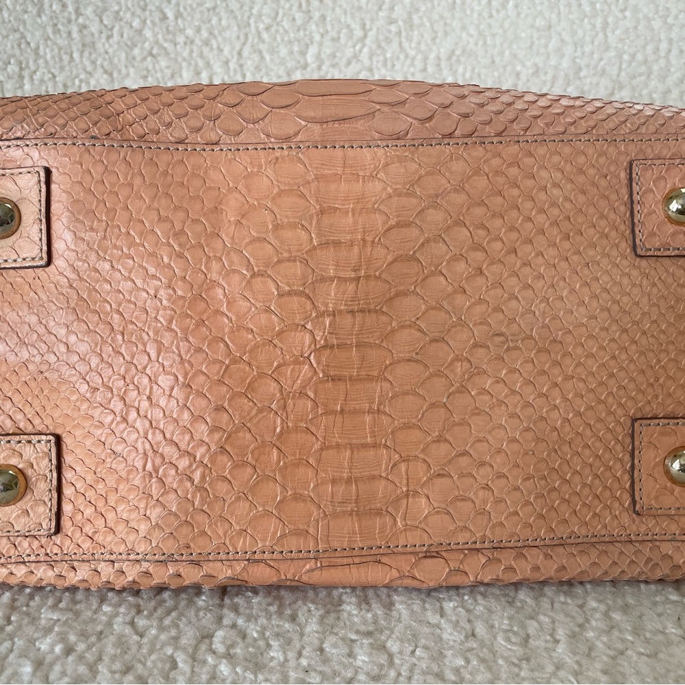 Mulberry blush/nude medium sized Cecily tote with gold hardware. - Picture 7 of 10